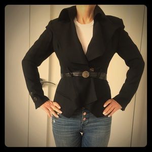 Lagerfeld Couture Vintage Black Fitted Jacket